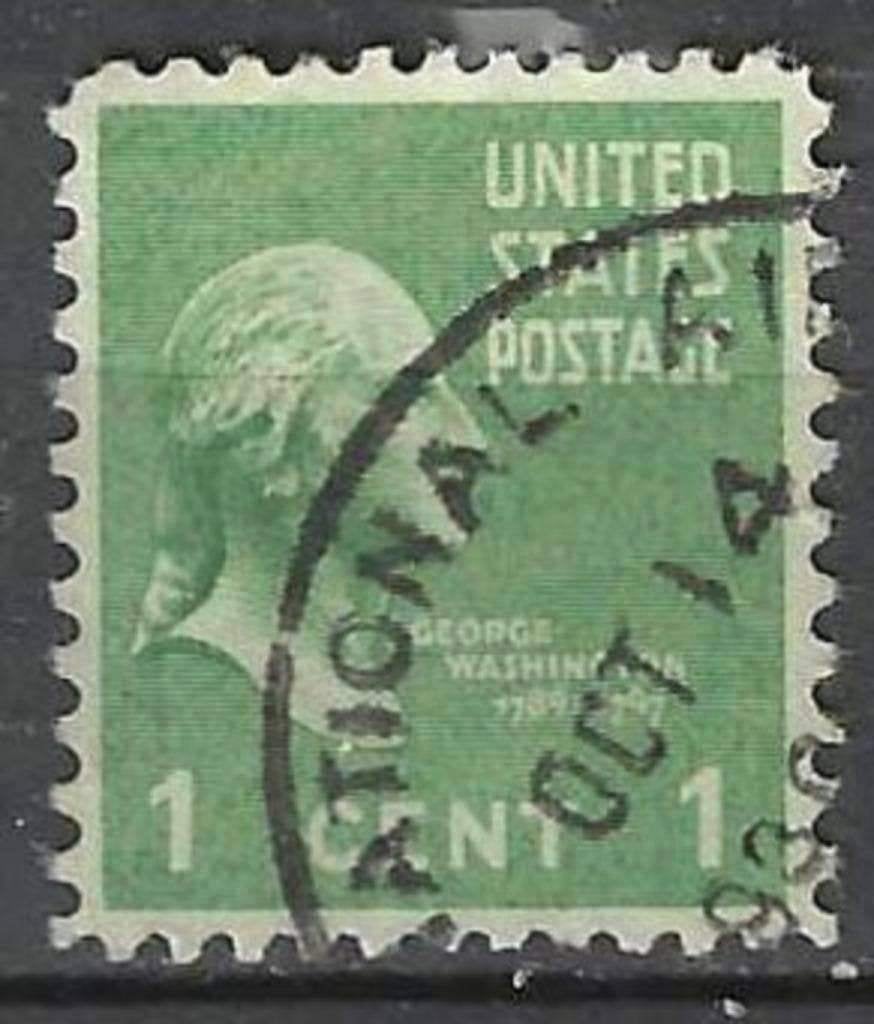 USA 1938 - Yvert 369 - George Washington. (ST), Verzenden, Gestempeld