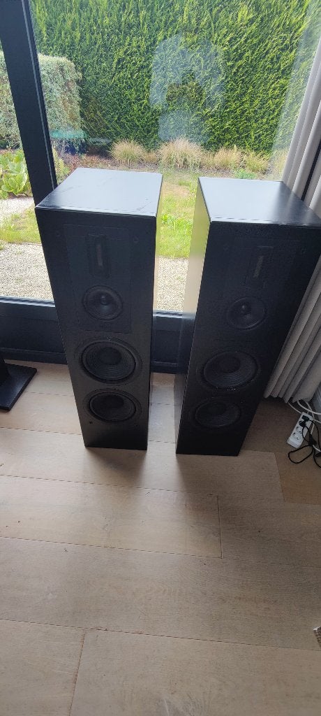 Vintage Philips speakers FB860, Stereo speakers, Philips, Gebruikt, Ophalen