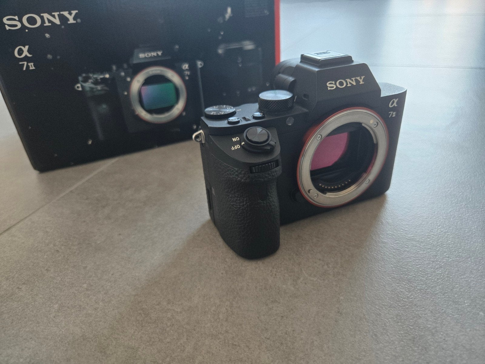 Sony A7 II (ILCE-7M2) Kale behuizing (zonder lens) Zeer goed, Audio, Tv en Foto, Ophalen, Accu, Systeemcamera, Sony