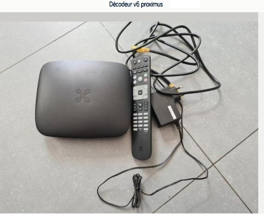 Décodeur Proximus V6 + câble, Enlèvement ou Envoi, Décodeur