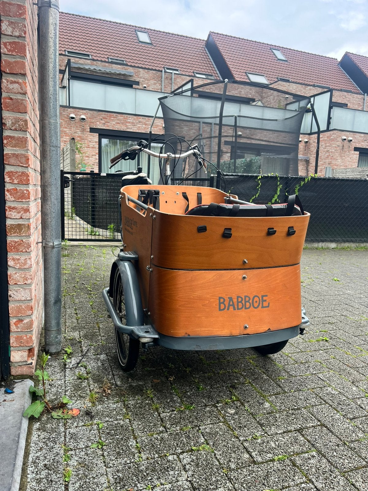 Electrische bakfiets Babboe curve, Fietsen en Brommers, Fietsen | Bakfietsen, 4 kinderen of meer, Gebruikt, Elektrisch, Schijfrem