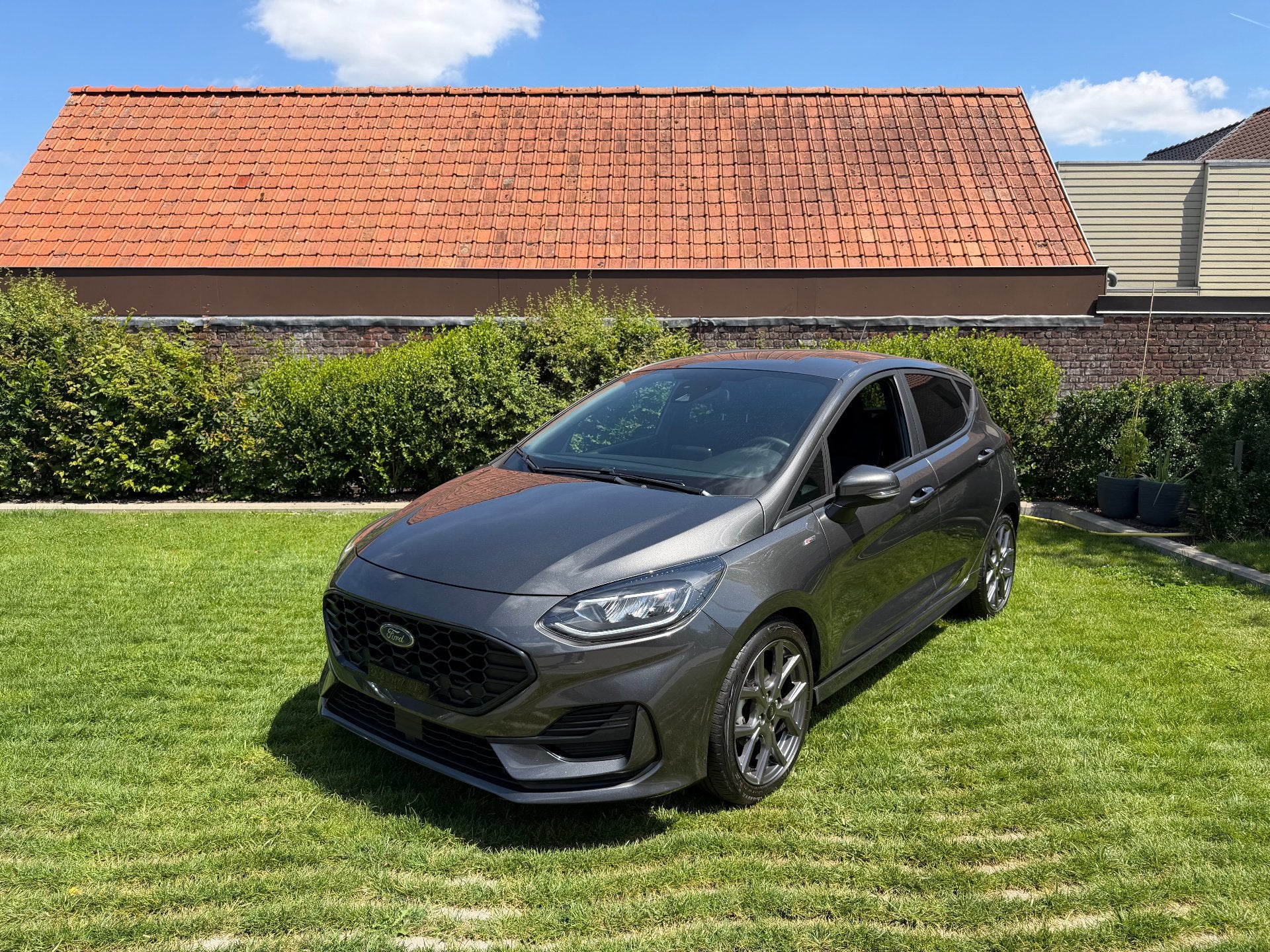 Ford Fiesta EcoBoost mHEV ST-Line A7 DCT (bj 2023), Auto's, Ford, Automaat, 118 g/km, Stof, Gebruikt