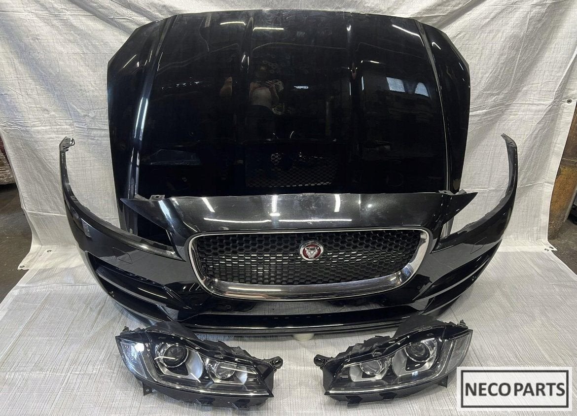 JAGUAR F-PACE COMPLETE VOORBUMPER KAP LAMPEN ALLES LEVERBAAR, Auto-onderdelen, Gebruikt, -, -, Ophalen of Verzenden