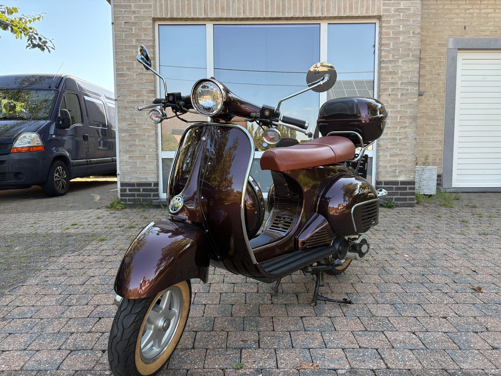 Trottinette Vespa Look | 125 cc | 2852 km ! État neuf !, 125 cm³, Comme neuf, Enlèvement, Essence