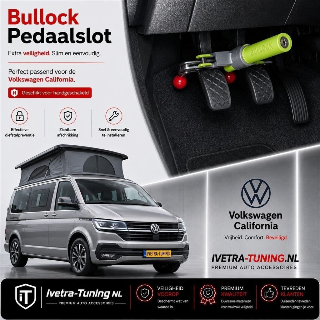 Pedaalslot Volkswagen California | Handgeschakeld, Ophalen of Verzenden, Nieuw