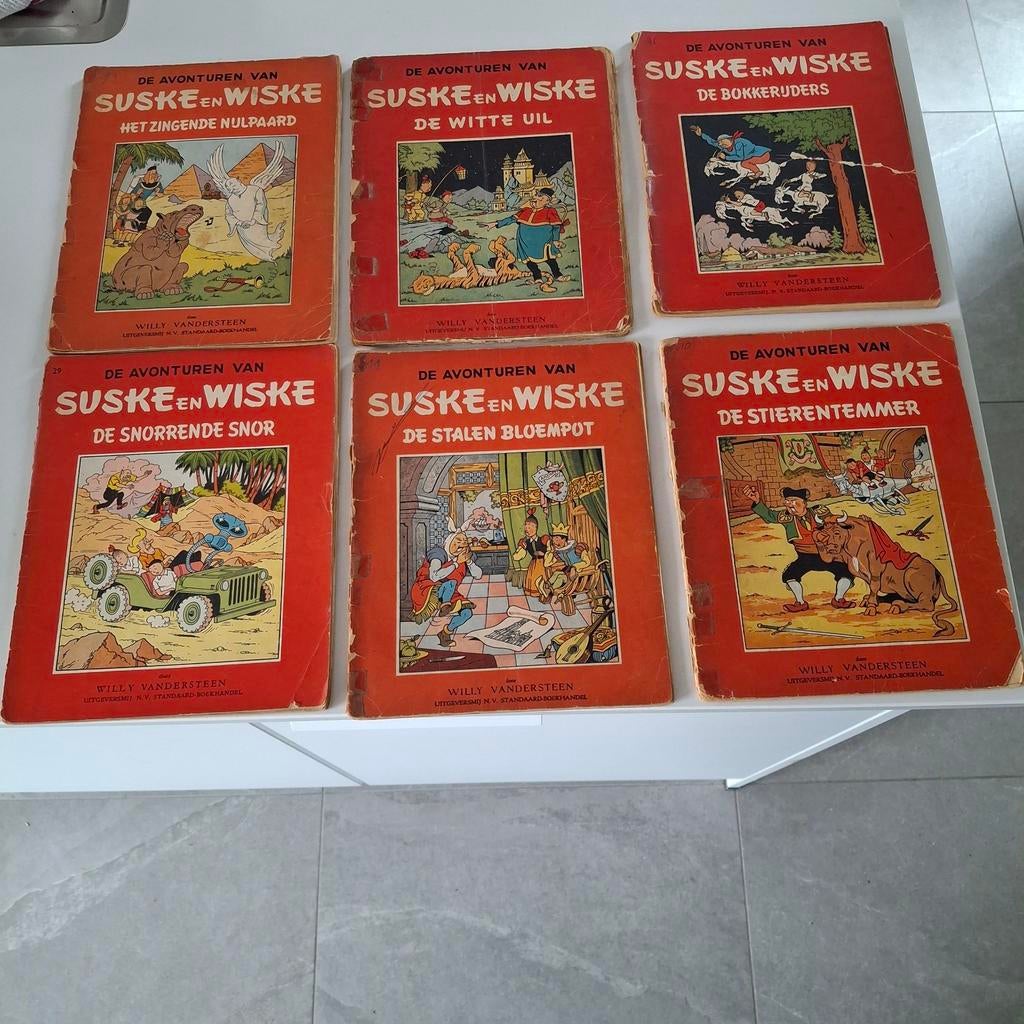 6x suske en wiske.eerste druk., Boeken, Ophalen