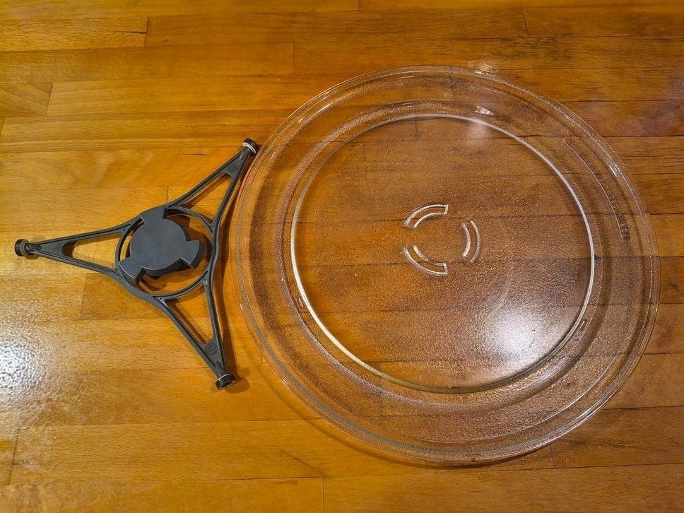 Glazen draaischotel microgolfoven Whirlpool jet chef jt368, Enlèvement ou Envoi, Micro-ondes
