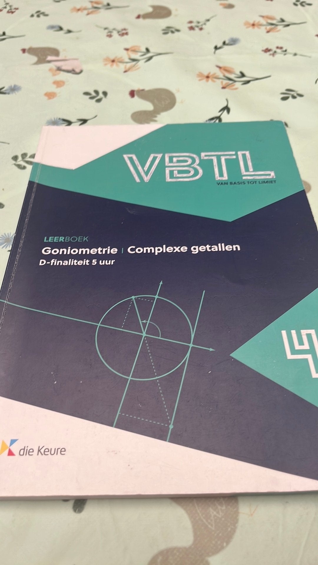 VBTL 4 - leerboek Goniometrie en complexe getallen (D - 5 uu, Boeken, Ophalen of Verzenden, Zo goed als nieuw, ASO, Wiskunde A