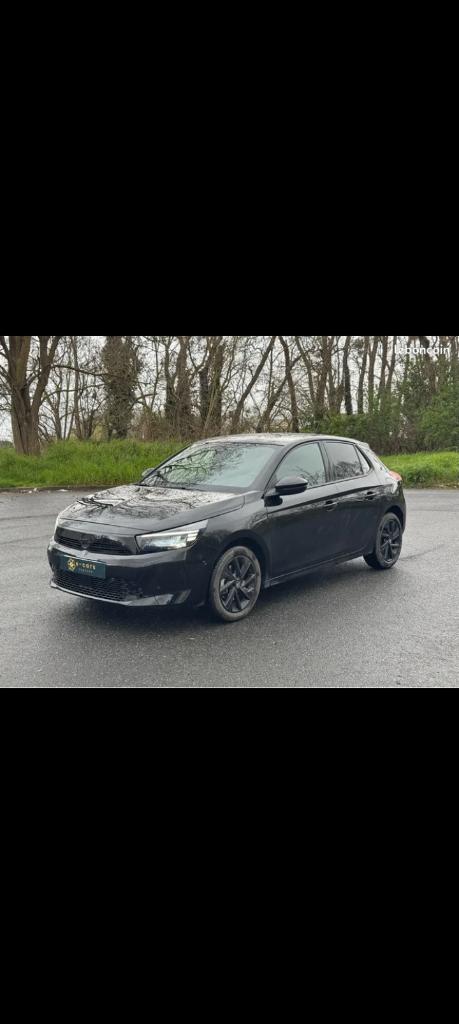 Magnifique opel corsa gs 100 cv turbo, Achat, Euro 6, Boîte manuelle, Noir