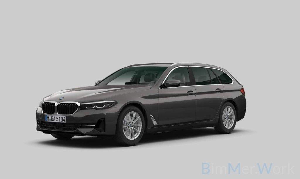 Radiateur siège Cruise PDC Cam cuir BMW 518 dA Touring Navi, Autos, Cuir, Argent ou Gris, Entreprise, Entretenue par le concessionnaire