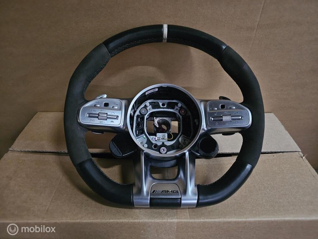 Mercedes amg Stuurwiel C63 E63 A45 A35 W205 W213 W177 W118, Gebruikt, Ophalen of Verzenden