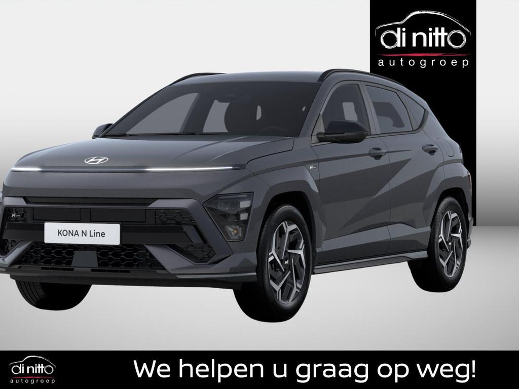 Hyundai Kona 1.6 GDi Hybrid Feel N-Line 6-DCT, Auto's, Hyundai, Bedrijf, Te koop, Kona, Airbags, Airconditioning, Bluetooth, Centrale vergrendeling