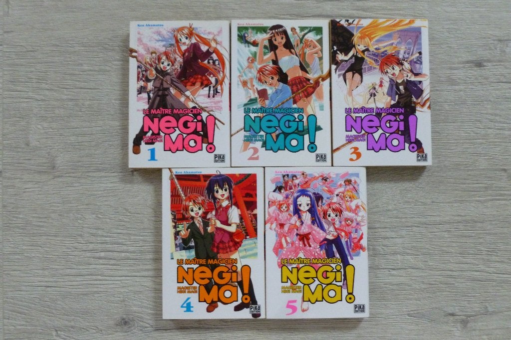 Negima - Tome 1 à 10, Livres, BD | Comics, Utilisé, Plusieurs comics, Japon (Manga), Enlèvement ou Envoi