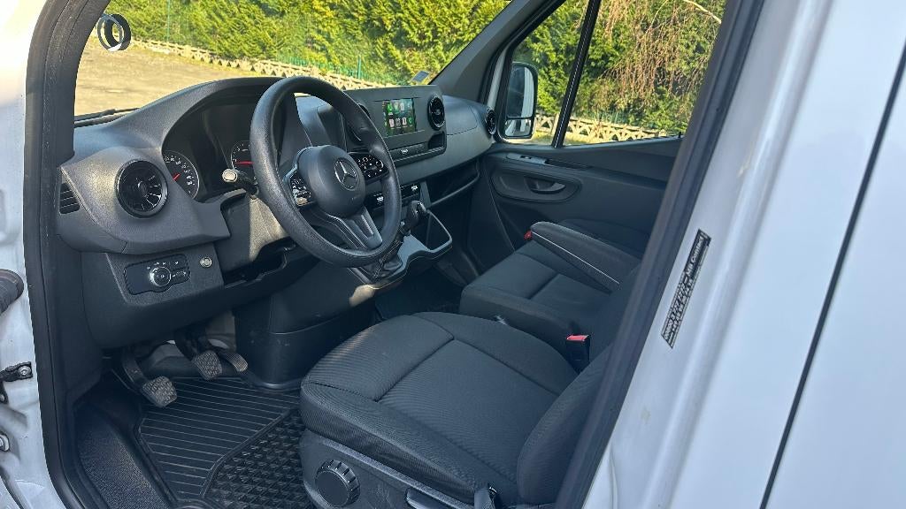 Mercedes Sprinter 317 L3H2 €24.450 | Huurkoop €748/M|Carplay, Autos, Achat, Entreprise, 3 places, Noir