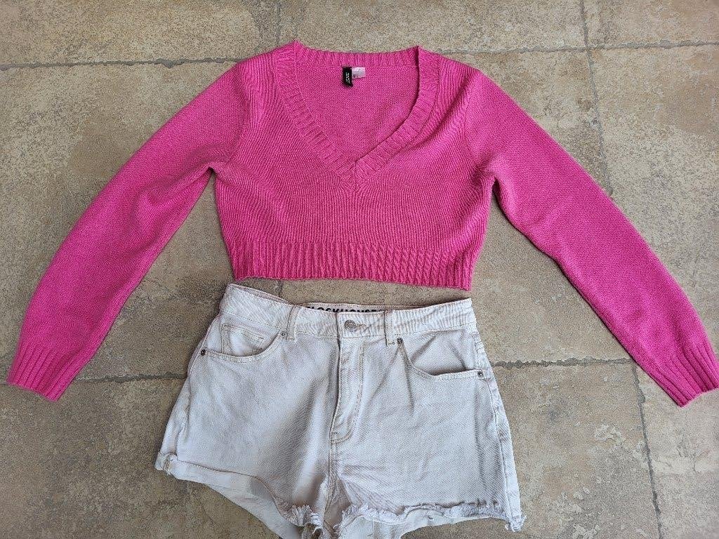 Mooie beige short mt 176 (zie foto's), Enfants & Bébés, Vêtements enfant | Taille 176, Pantalon, Enlèvement ou Envoi, H&M, Utilisé