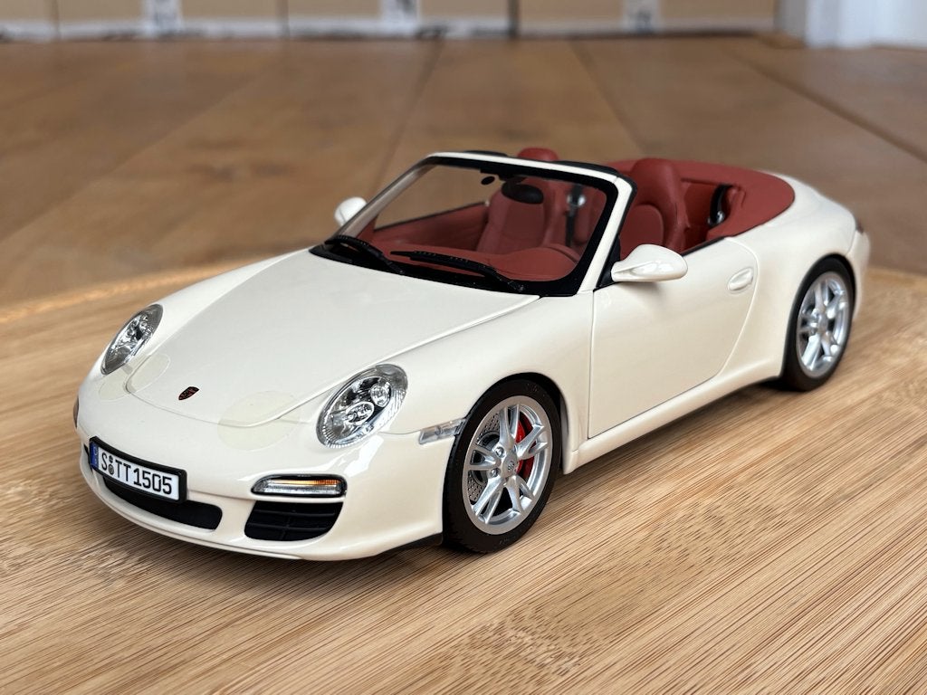 Porsche 911 997.2 cabrio creme wit 1:18 Norev nieuw in doos, Ophalen of Verzenden, Nieuw, Auto, Norev