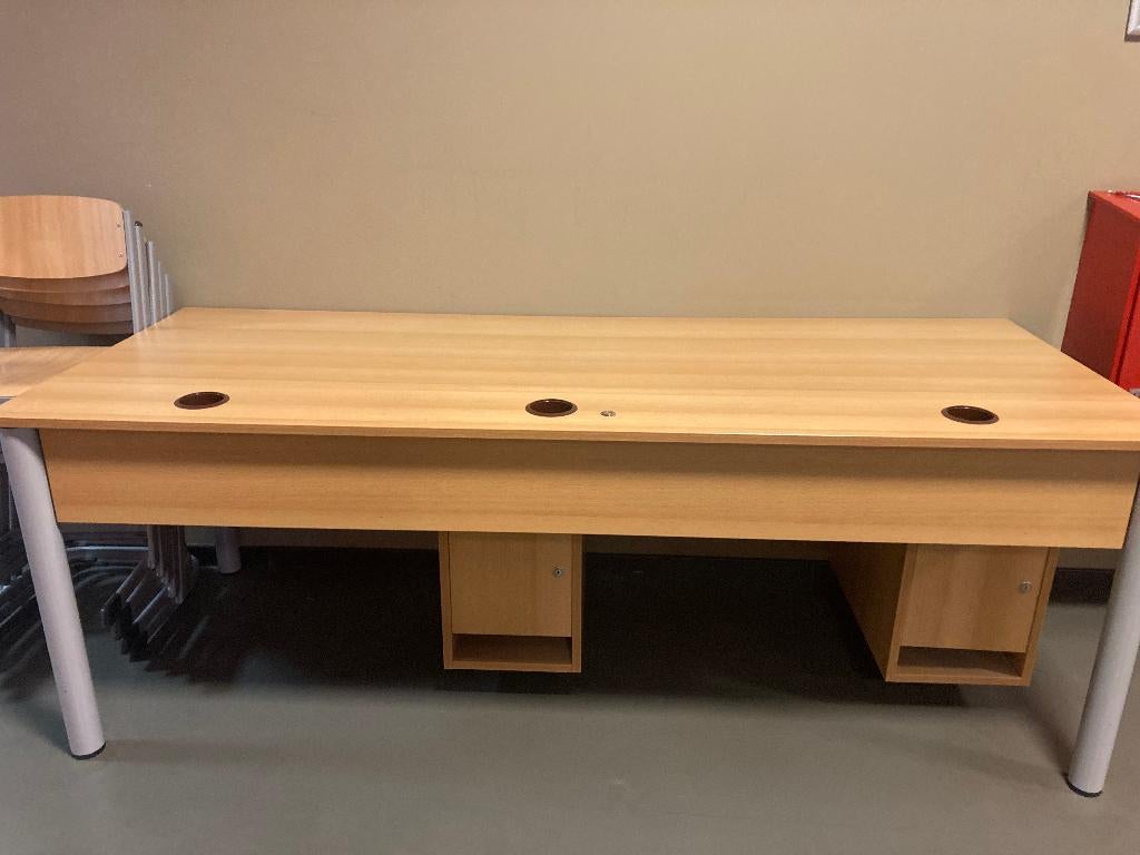 tables d'ordinateur 200 cmx80 cm, Enlèvement, Utilisé, Réglable en hauteur