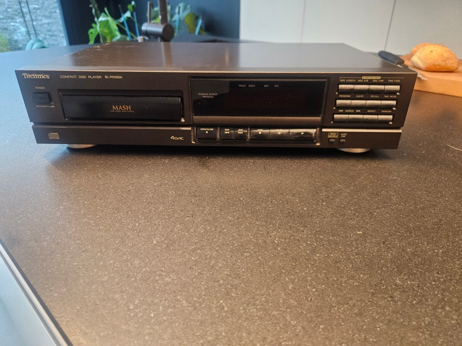 Lecteur CD vintage Technics SL-PG100A — MASH/4DAC, TV, Hi-fi & Vidéo, Enlèvement ou Envoi, Technics