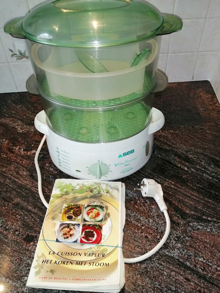 elektrische stoomkoker, Huis en Inrichting, Keuken | Keukenbenodigdheden, Ophalen, Overige typen, Kunststof, Zo goed als nieuw