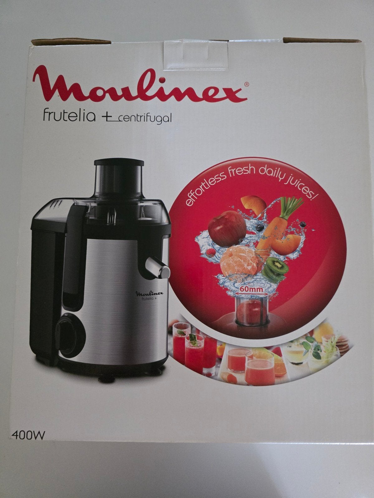 Moulinex JU420D10 NIEUW, Elektronische apparatuur, Ophalen of Verzenden, Sapcentrifuge