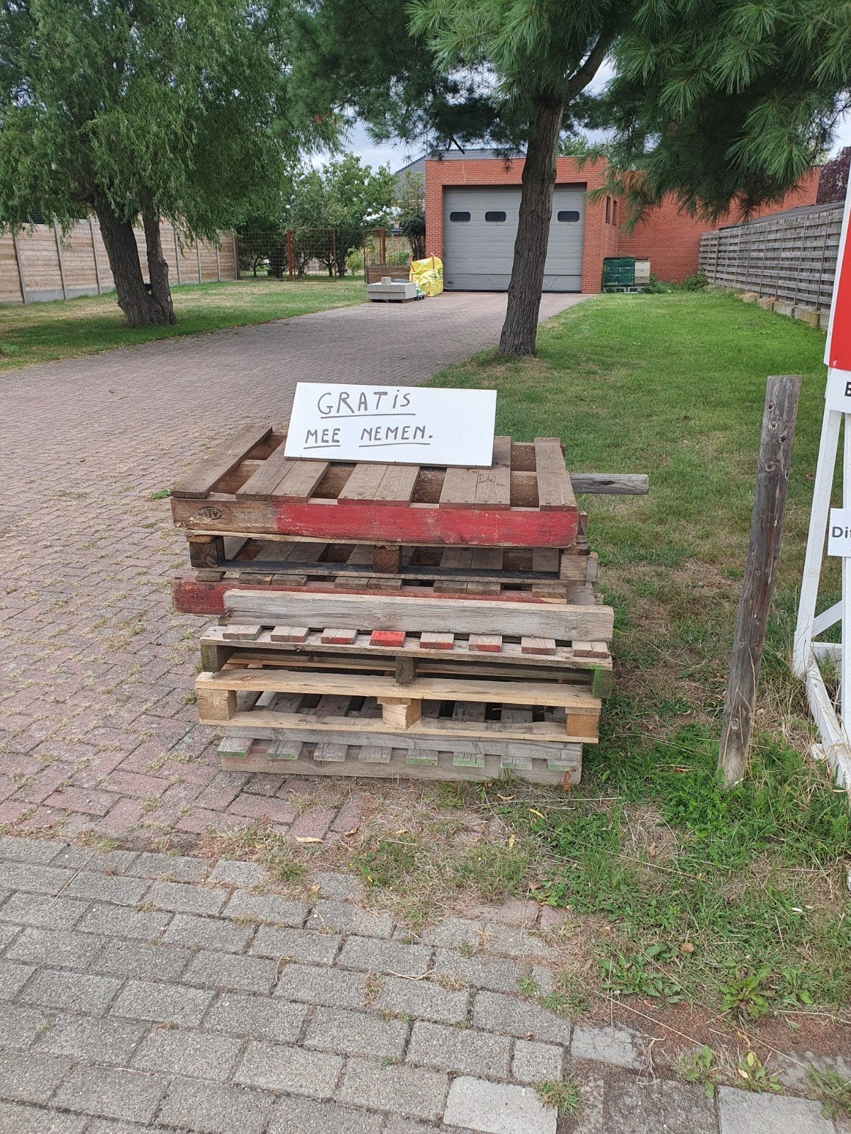 houten pallets, Tuin en Terras, Brandhout, Ophalen