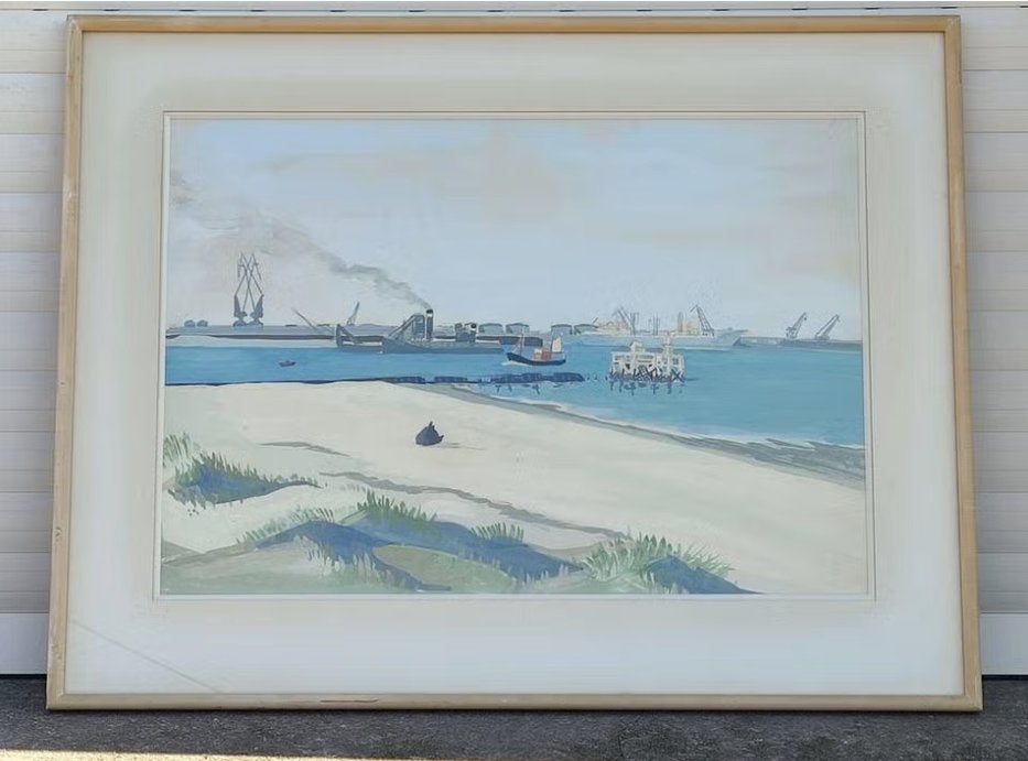 gouache marine, Enlèvement ou Envoi, Gouache