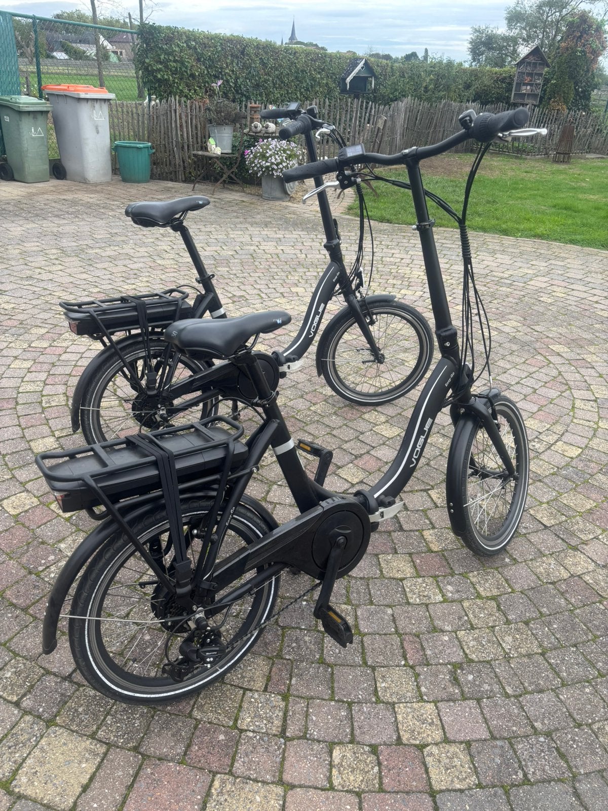 Elektrische vouwfietsen vogue, Gebruikt, Velgrem, Dames, Deels opvouwbaar