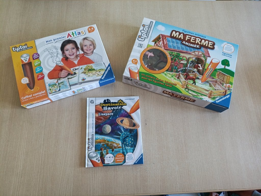 Lot de jeux Tiptoi, Kinderen en Baby's, Speelgoed | Educatief en Creatief, Ophalen, Zo goed als nieuw, Ontdekken, Met geluid