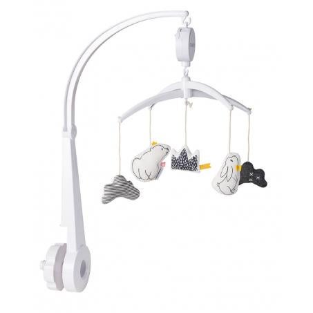 Noukies baby mobiel Gaby&Sam, Kinderen en Baby's, Ophalen, Zo goed als nieuw, Mobiel, Met geluid