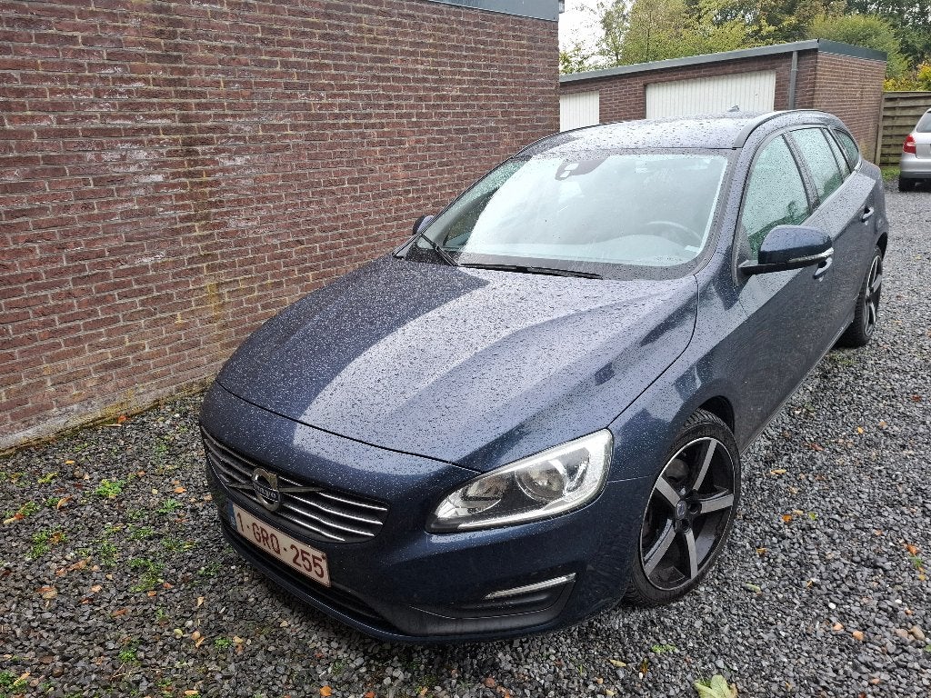 Volvo v60, Auto's, Euro 5, Zwart, Blauw, Leder