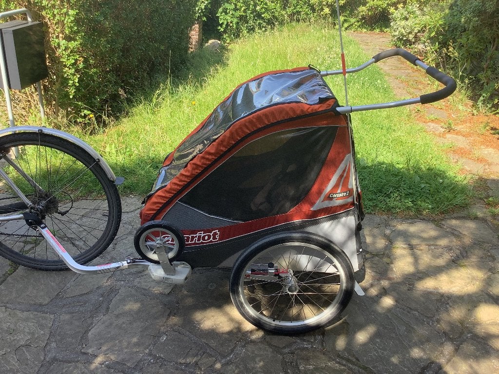 chariot THULE double sport, Ophalen, Gebruikt, Opvouwbaar, 40 tot 60 kg