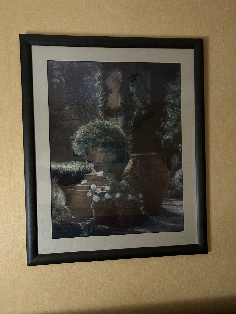 Decoratief Kader, Huis en Inrichting, Woonaccessoires | Lijsten, Ophalen, 80 cm, Ingelijst werk, Zo goed als nieuw
