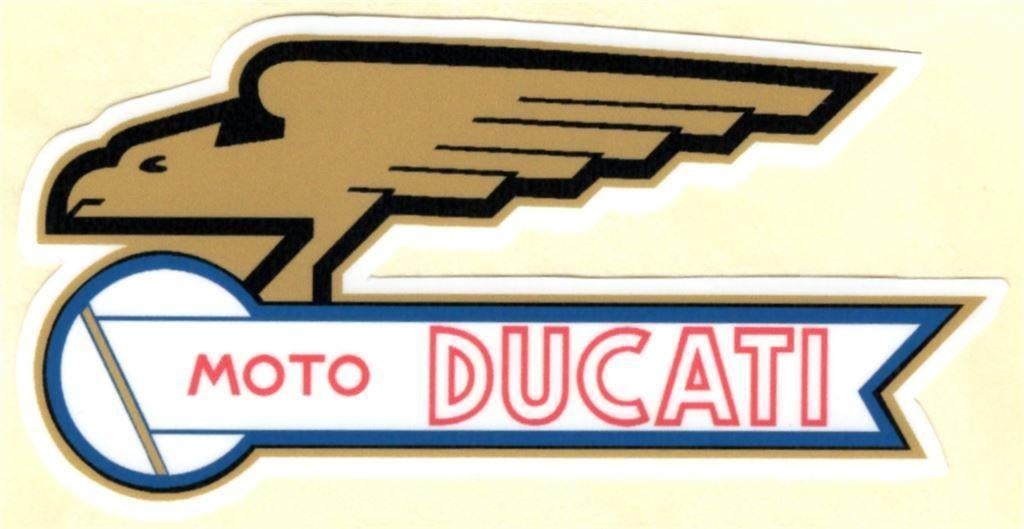 Moto Ducati rechts sticker #10, Motoren, Verzenden