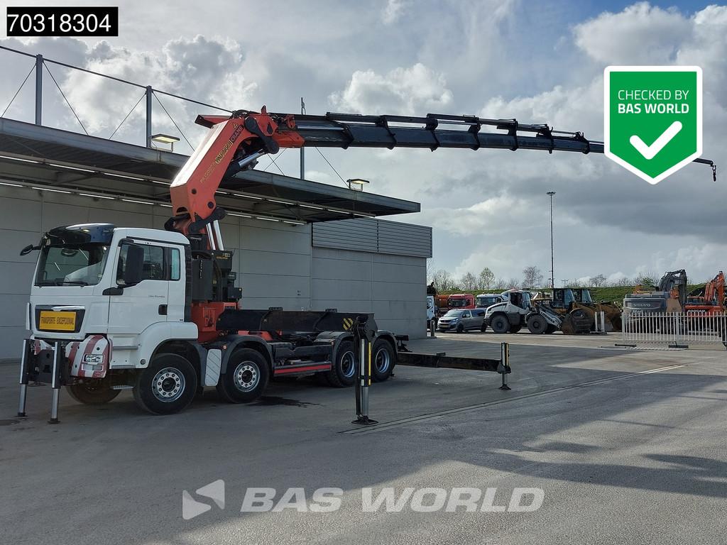 MAN TGS TGS 41.480 8X4 Tractorhead Palfinger PK150002 Crane, Automaat, Stof, Radio, MAN
