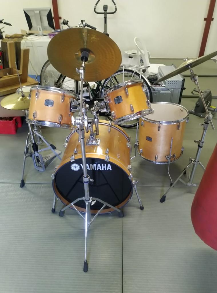 Drumstel Yamaha stage custom in goede staat., Muziek en Instrumenten, Drumstellen en Slagwerk, Ophalen, Yamaha