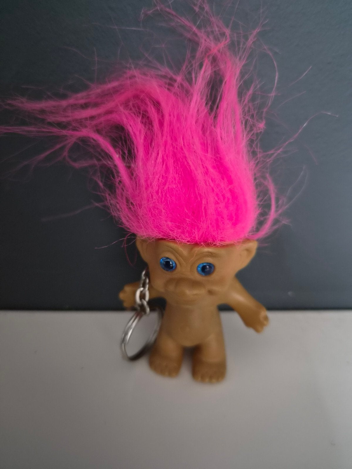 troll vintage sleutelhanger 7cm, Ophalen of Verzenden