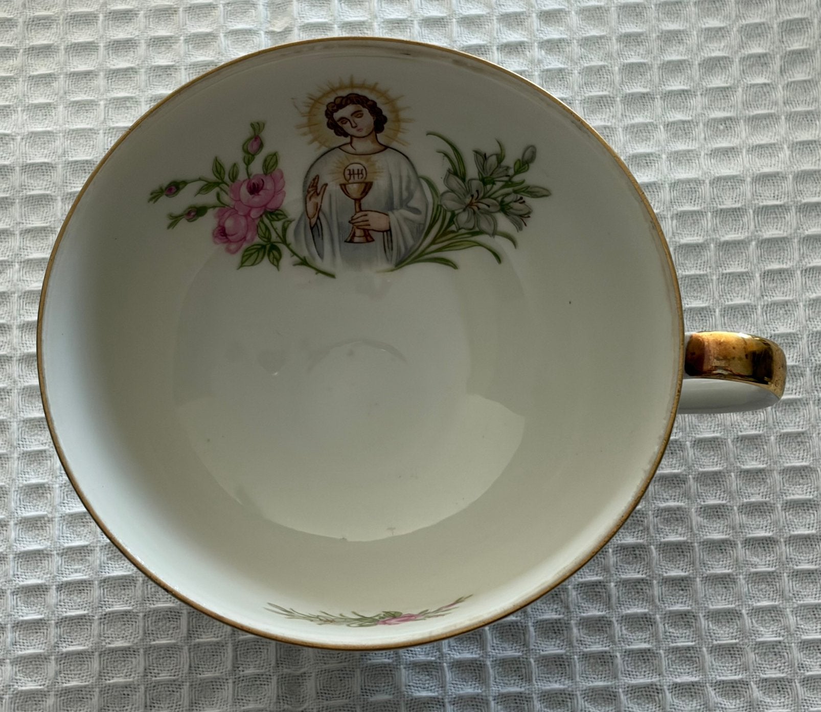 Magnifique tasse commémorative Vintage Bavaria, Antiquités & Art, Enlèvement ou Envoi