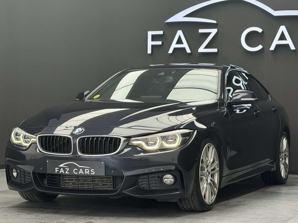 BMW 418 Gran Coupé dA *PACK M + JANTES + CAMÉRA + GARANTIE, Auto's, BMW, Automaat, Achterwielaandrijving, 4 cilinders, Zwart