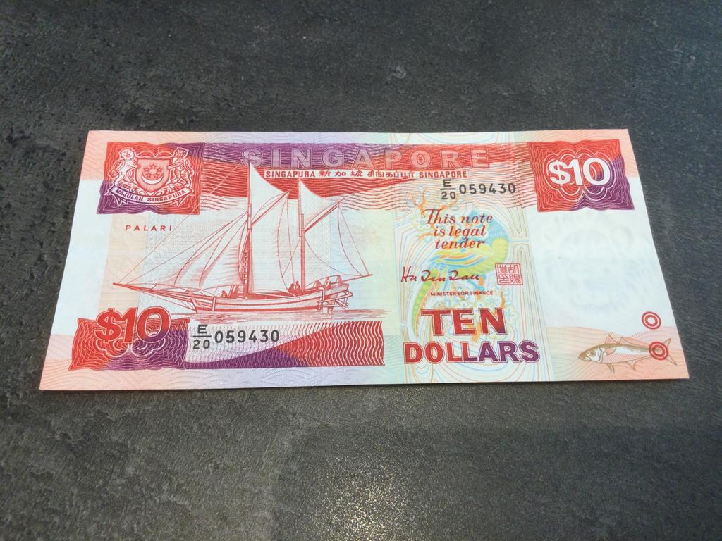 Singapour 10 dollars 1988 UNC, Timbres & Monnaies, Monnaies & Billets de banque | Collections, Enlèvement ou Envoi