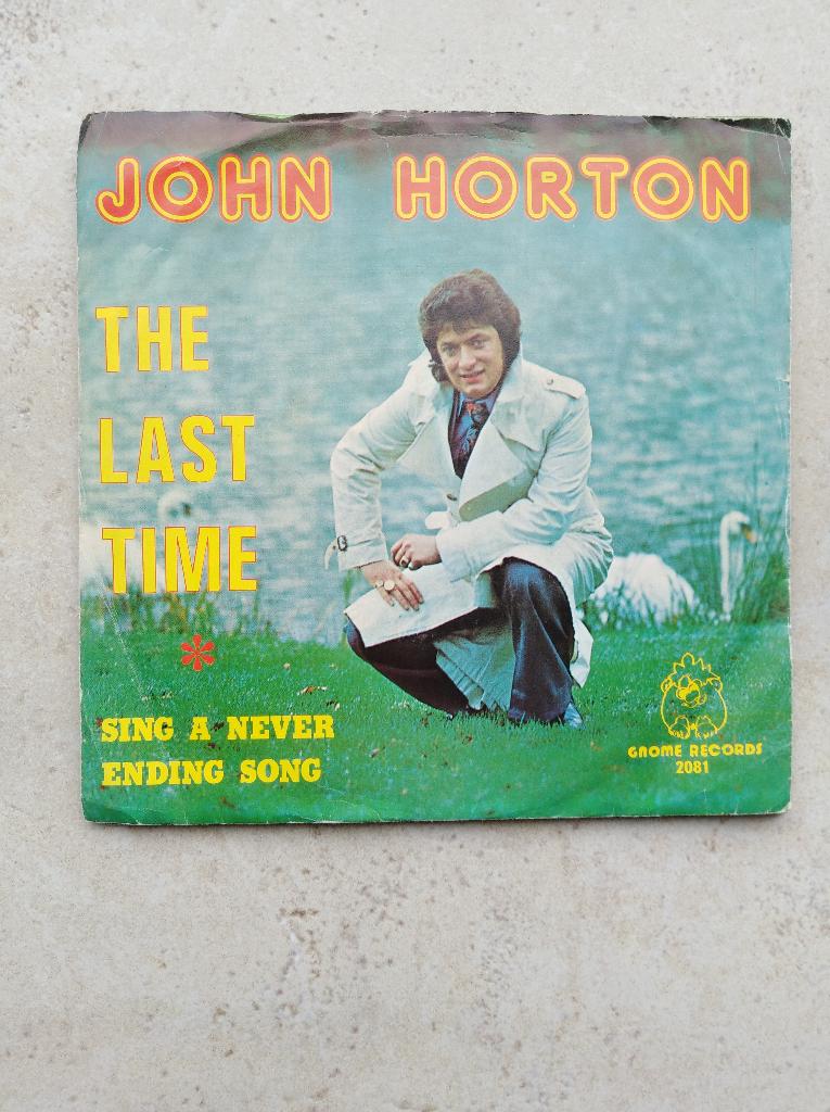 JOHN HORTON: "The last time" (in 't Engels!), 7 inch, Single, Zo goed als nieuw, R&B en Soul