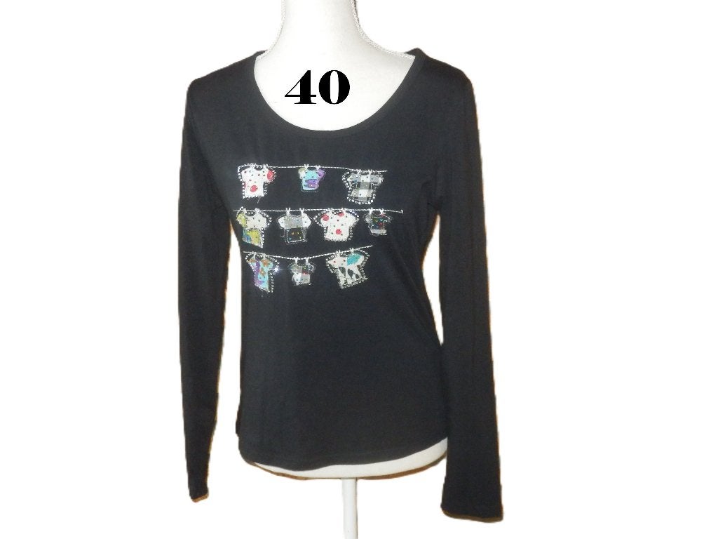 (217) - blouse femme t.L noire - cache cache -, Zwart, Ophalen of Verzenden, Zo goed als nieuw, Cache cache