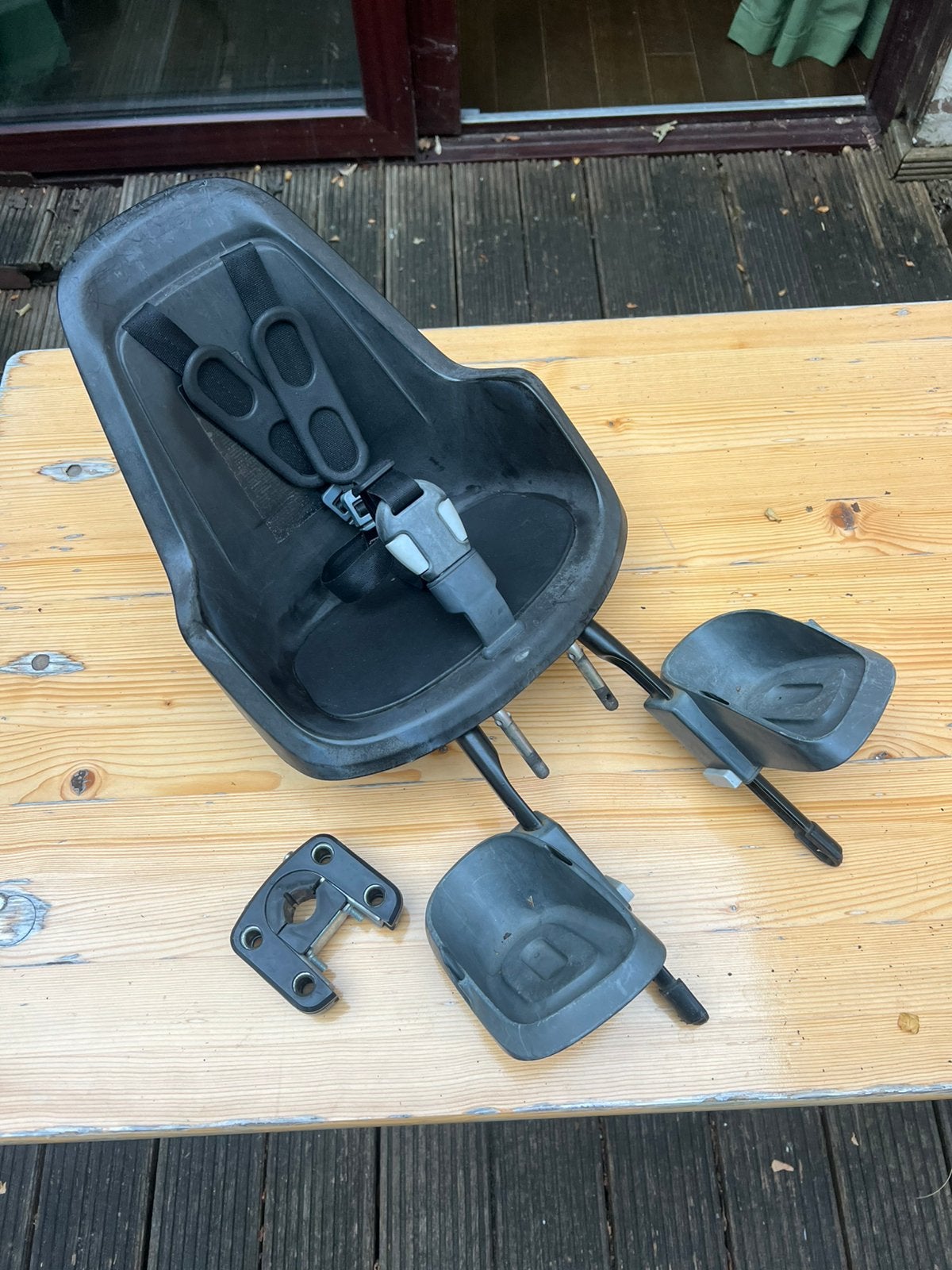 Bobike one mini, Fietsen en Brommers, Fietsaccessoires | Fietsstoeltjes, Ophalen, Gebruikt, Voorzitje