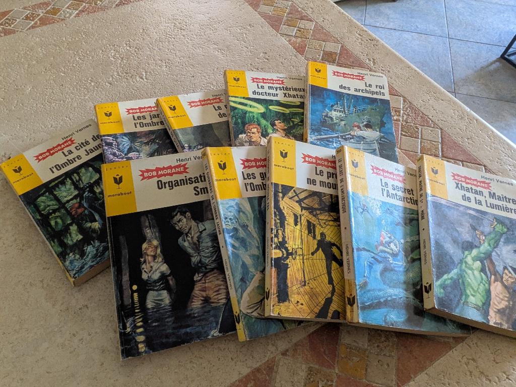 Lot de 10 marabouts "junior" BM de Henri Vernes pour 9€., Boeken, Fantasy, Verzenden, Gelezen, Henri Vernes.