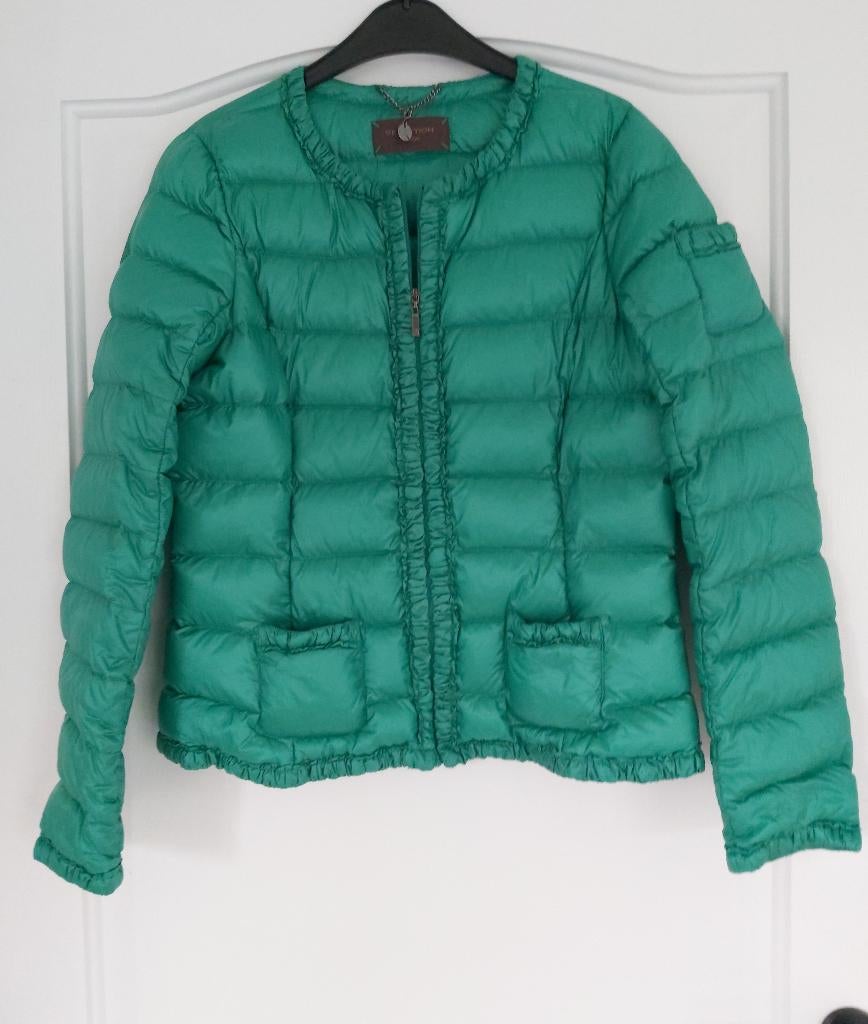 Groene jas S Oliver maat M, Maat 38/40 (M), S oliver, Ophalen of Verzenden, Zo goed als nieuw