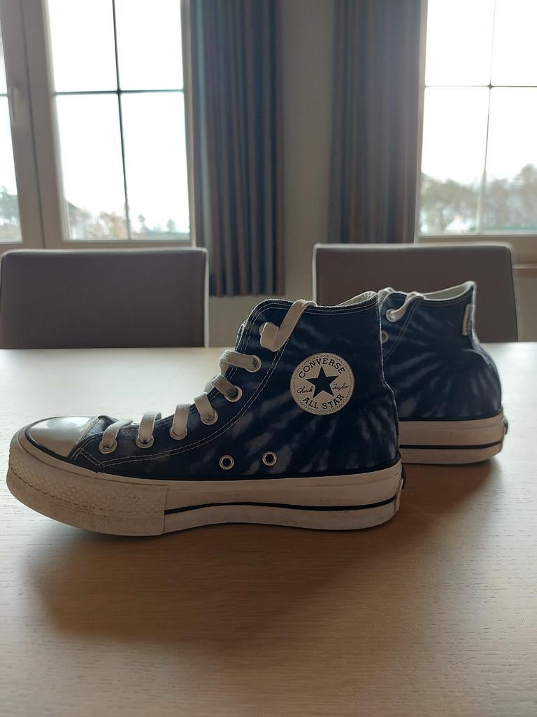 All stars Converse blauw met speciaal motief, Blauw, Ophalen of Verzenden, Sneakers, Converse All Stars