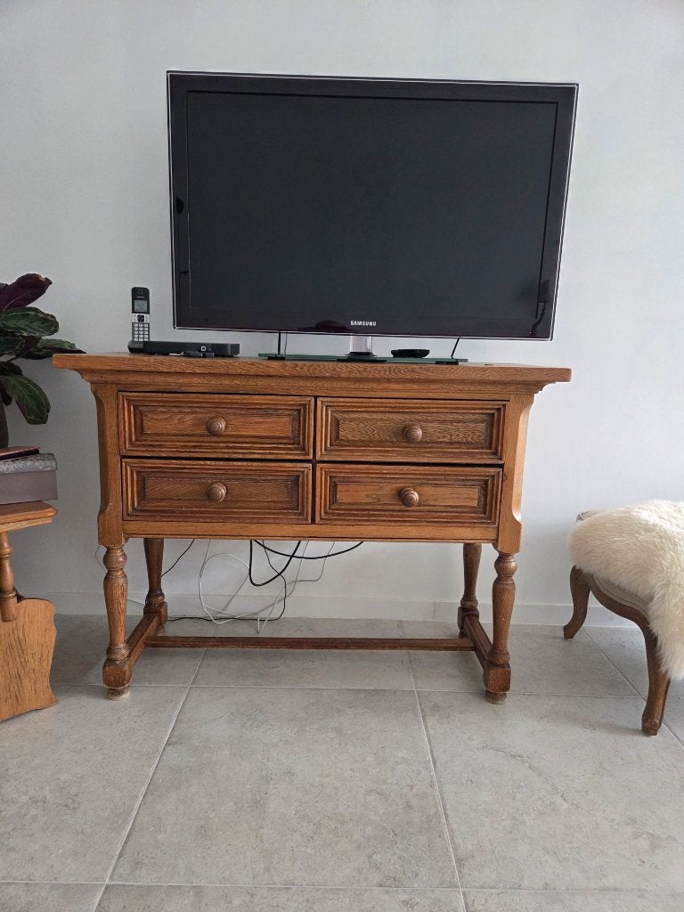 mooi eiken ladenkastje, Ophalen, 100 tot 150 cm, Eikenhout, Zo goed als nieuw