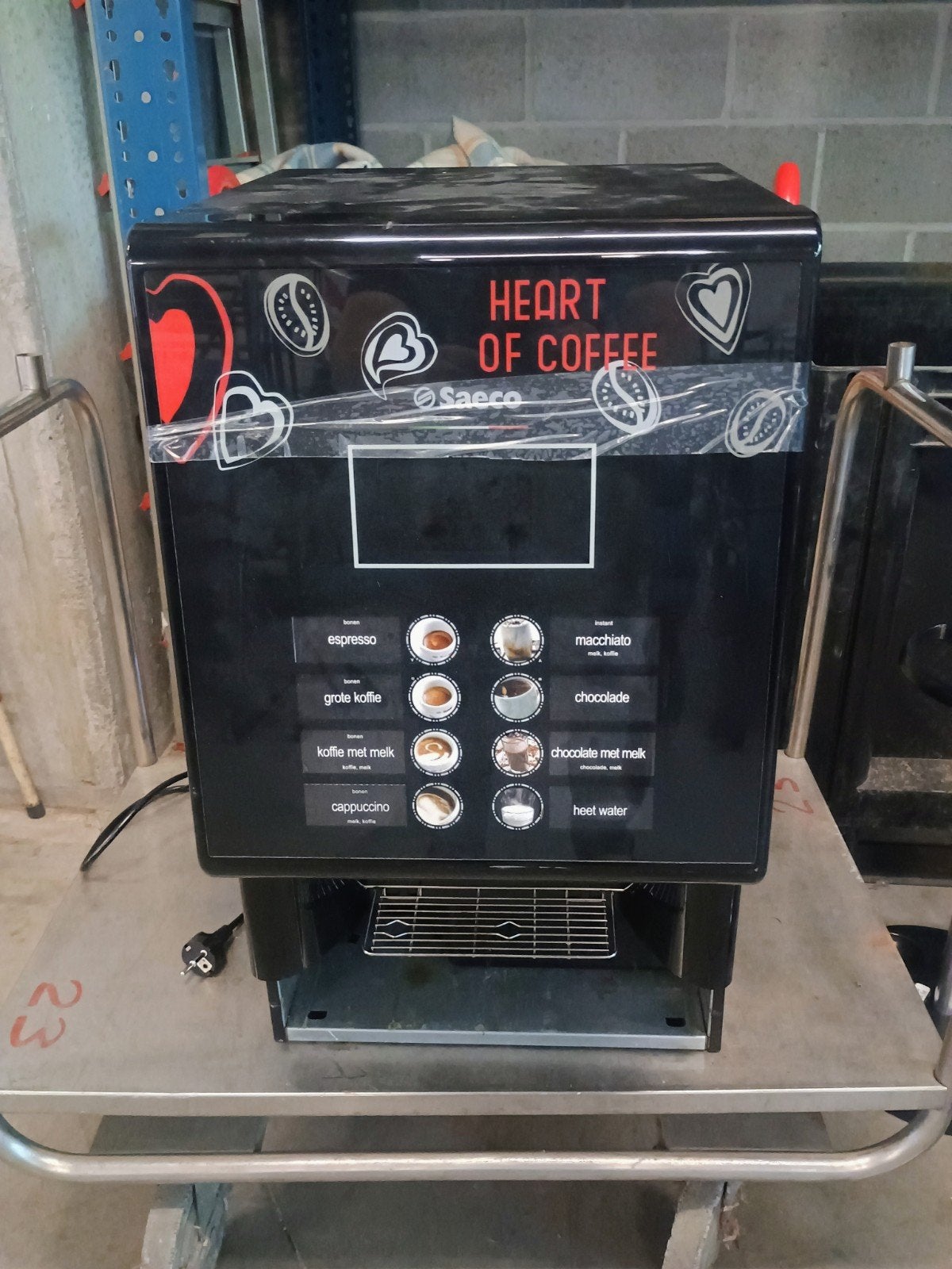SAECO ITALIË KOFFIEZETAPPARAAT, Ophalen