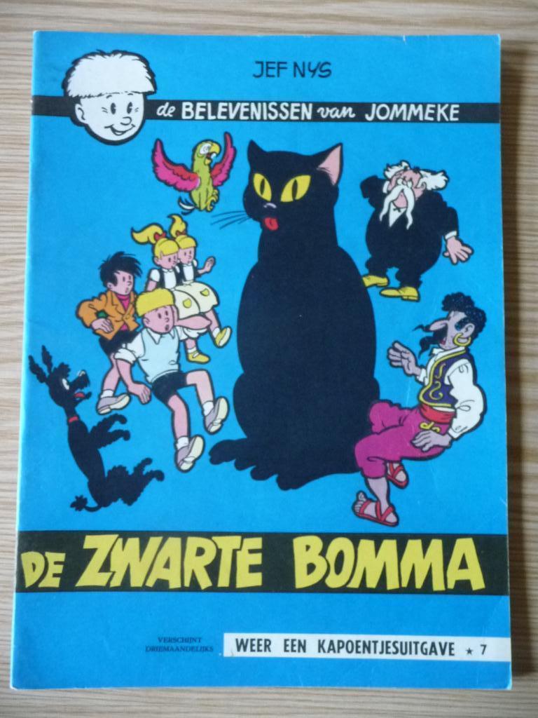 Jommeke - de zwarte Bomma - 1966, Boeken, Eén stripboek, Jef Nys., Ophalen of Verzenden, Zo goed als nieuw