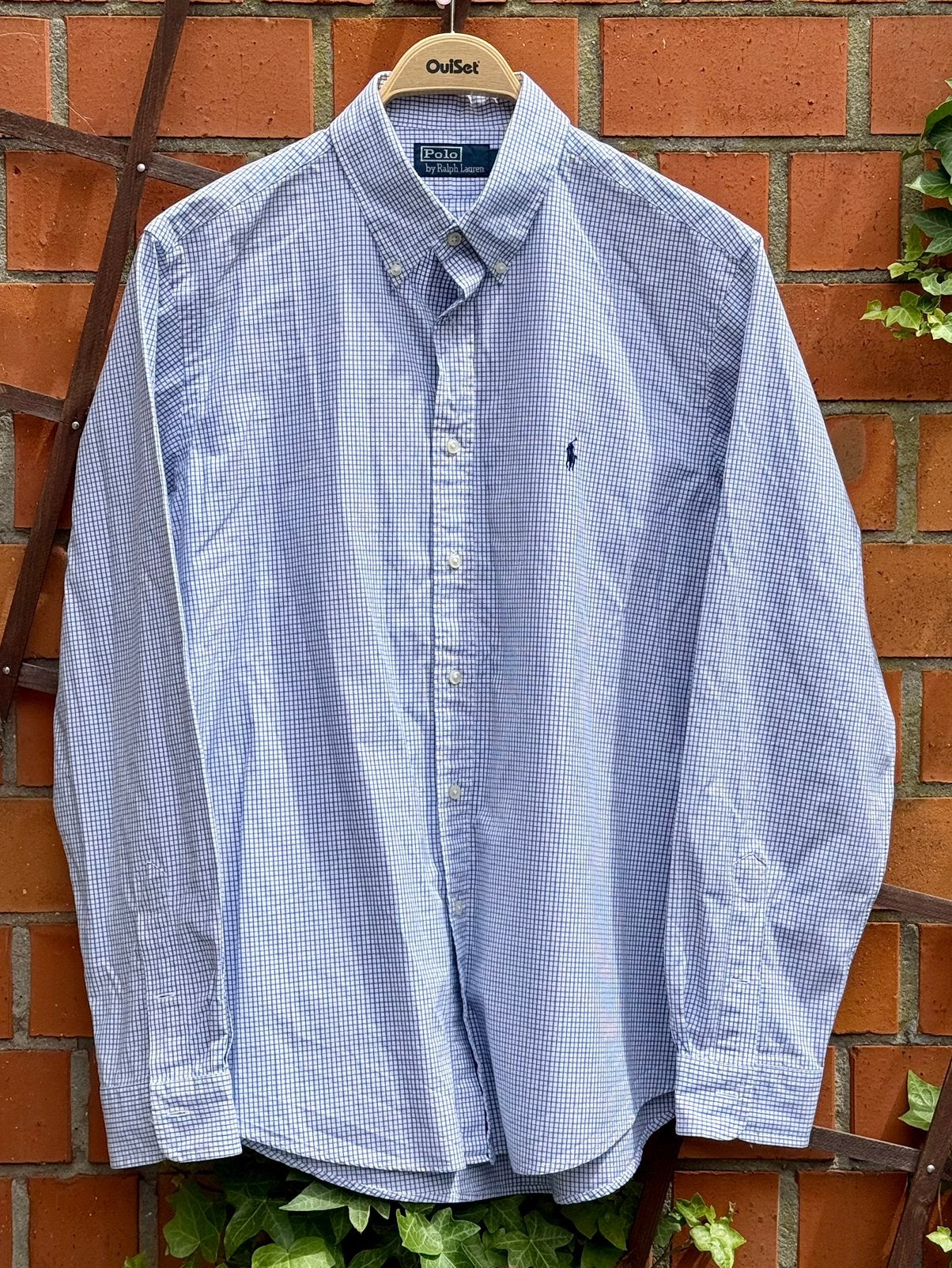 Chemise Polo by Ralph Lauren — Taille 17/43, Vêtements | Hommes, Chemises, Comme neuf, Tour de cou 43/44 (XL), Bleu, Enlèvement ou Envoi