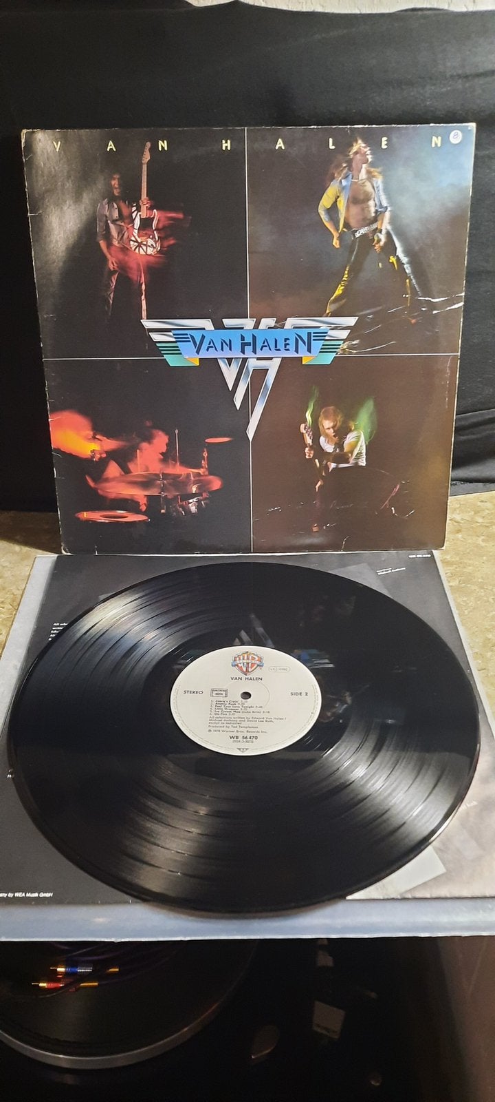 Vinyl lp van halen, Cd's en Dvd's, Vinyl | Hardrock en Metal, LP, Gebruikt, Originele persing, Ophalen of Verzenden
